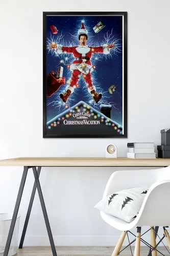 Miniatura 6 de National Lampoon's Christmas Vacation - Póster de pared de una hoja, 34 pulgadas de largo x 22.4 pulgadas de ancho, versión enmarcada en negro