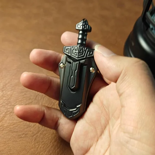 Miniatura 5 de SKEDC Espada Fidget Slider, EDC Fidget Espada Juguetes Fidget para adultos, juguete de escritorio ejecutivo para mantener la concentración y aliviar
