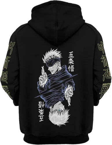 Miniatura 2 de Unisex Hoodie Pullover Sweatshirt 3D Printing Jujutsu Kaisen Anime Long Sleeve Hoodies