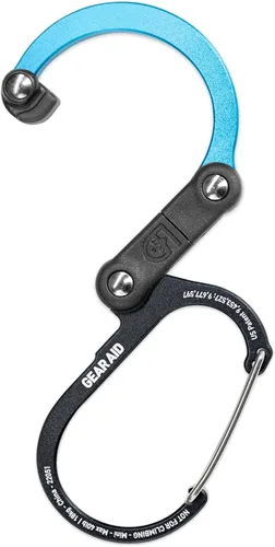 Miniatura 2 de GEAR AID HEROCLIP - Mosquetón pequeño con clip y gancho para colgar bolsos, bolsos, linternas, cochecitos, herramientas, cascos, botellas de agua