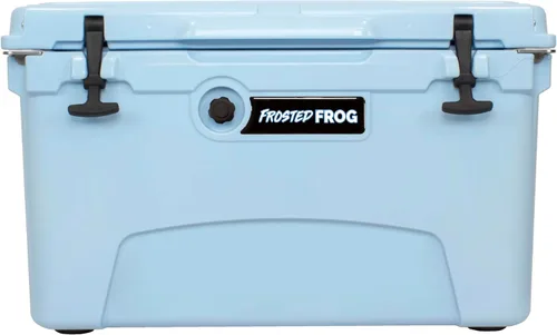 Miniatura 10 de Frosted Frog Baúl de hielo de 45 cuartos de galón de alto rendimiento moldeado por roto aislado de grado comercial Verde original