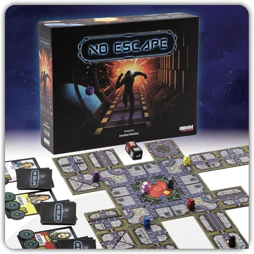 Juego de Mesa No Escape - Juegos de Mesa de Estrategia para Adultos, Juegos Familiares, Juegos de Fiesta. Juego de Laberinto de Traidor de Sabotaje