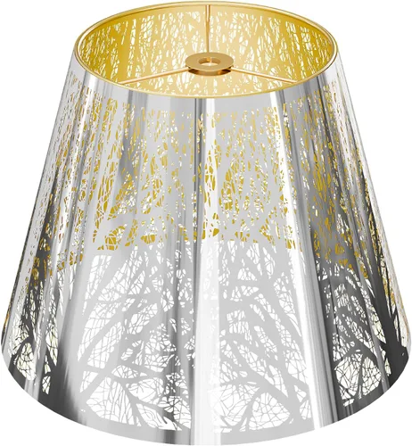 Miniatura 14 de ALUCSET Pantalla de lámpara pequeña, pantalla de tela de barril para lámpara de mesa y luz de pie, 6 pulgadas de diámetro superior x 10 pulgadas