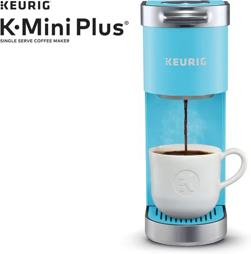 Miniatura 2 de Keurig K-Mini Plus - Cafetera de una sola porción K-Cup, viene con 6 a 12 onzas. Tamaño de preparación, almacenamiento de cápsulas K-Cup y taza