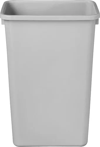 Miniatura 2 de Hardware Resources Contenedor de residuos de plástico gris de 50 cuartos