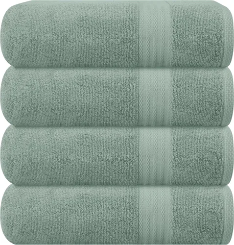 Miniatura 68 de GLAMBURG - Juego de 12 toallas faciales ultrasuaves de 13 x 13 pulgadas, 100% algodón, duraderas y altamente absorbentes, ideales para baño, cocina