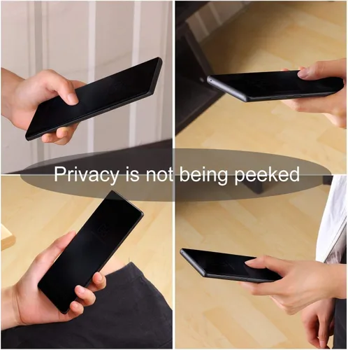 Miniatura 6 de Protector de pantalla de privacidad para Galaxy S10, compatible con fundas, compatible con desbloqueo en pantalla, película suave para Samsung