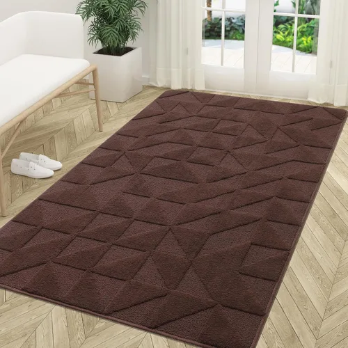 Miniatura 31 de OLANLY Tapetes para Puerta para Interiores, Antideslizantes, Absorbentes, Resistentes a la Suciedad, Tapete de Entrada Lavable, Tapete de Entrada