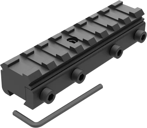 TPO Adaptador de cola de milano a Picatinny de 0.433 in a 0.787 in, adaptador de cola de milano de perfil bajo a riel Picatinny de 3/8 a 7/8