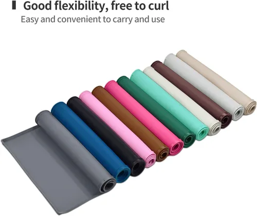 Miniatura 4 de Tapete de comida para perros, bandeja de comida impermeable de silicona, mantel individual antideslizante para mascotas, borde elevado de 0.6