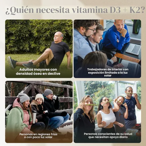 Miniatura 3 de VEV Corefeel Vitamina D3 K2, 5000 UI D3 100mcg K2 (MK-7), 300 cápsulas blandas, suplemento de vitamina D y K 2 en 1 con aceite de coco, fácil
