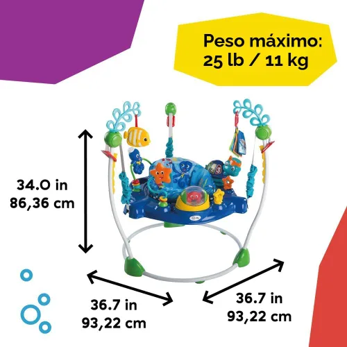 Miniatura 7 de Baby Einstein Neptune del Océano Discovery Jumper Océano de Neptuno