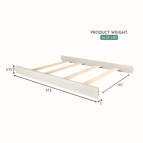 Miniatura 4 de Evolur Riel de cama Aurora, encaje marfil