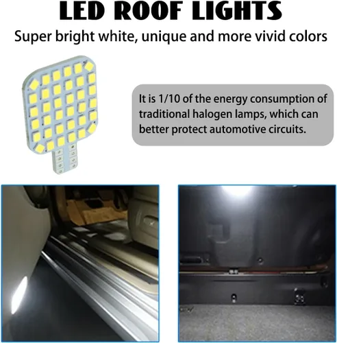Miniatura 3 de AUCELI Bombillas LED T10 921 922 912 194 para caravana, 10 piezas de repuesto de luz LED interior súper brillante, 36-SMD 2835 bombillas blancas