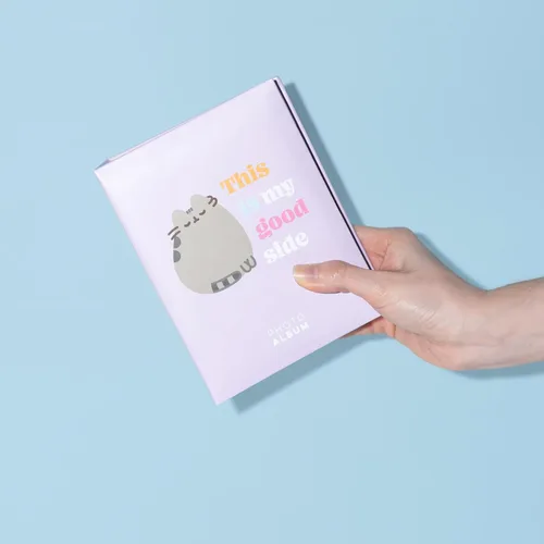 Miniatura 7 de Pusheen - Álbum de fotos de 4 x 6 pulgadas, Pusheen The Cat Book Álbum de fotos familiar con 100 bolsillos deslizables Álbum de recortes Kawaii