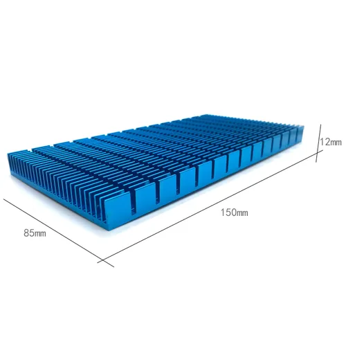 Miniatura 2 de Tono azul de aluminio del ventilador 492.1x278.9x39.4 ft m del disipador de calor del disipador de calor