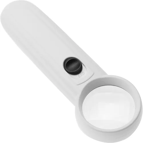 Miniatura 8 de Lupa, Fydun 5X/15X/40X de mano con iluminación LED de plástico ABS, lupa para personas mayores que leen mapas de degeneración macular, joyas