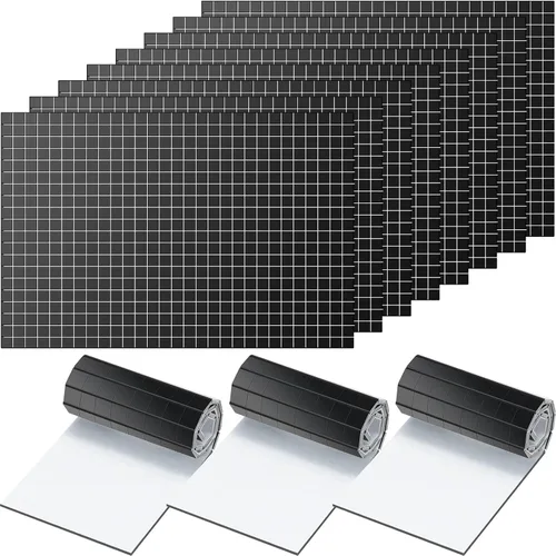 Miniatura 17 de Azulejos de mosaico autoadhesivos para proyectos de manualidades, 0.197 x 0.197 in (plata, 28800 piezas)