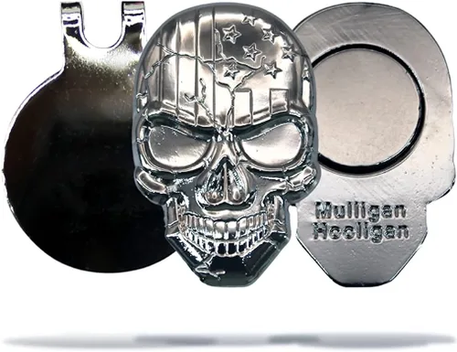 Miniatura 16 de MULLIGAN HOOLIGAN® Marcador de pelota de golf + clip magnético para sombrero Esmalte de alta calidad Regalo divertido para los amantes del golf