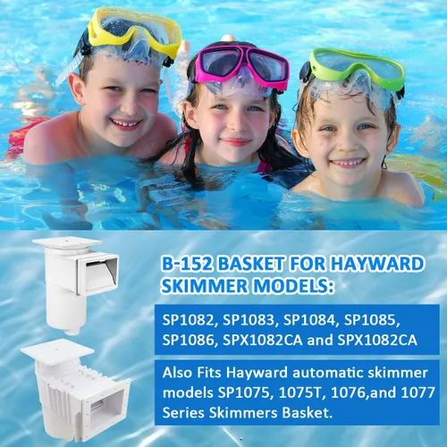 Miniatura 5 de B-152 Cesta De Repuesto Para Hayward Piscina Skimmer Basket SPX1082CA 1082CA 7" B152 - Azul