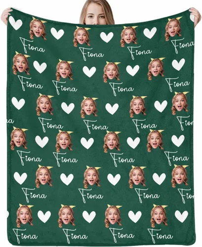 Miniatura 22 de D-Story Mantas faciales personalizadas, regalo personalizado con fotos para papá, día del padre