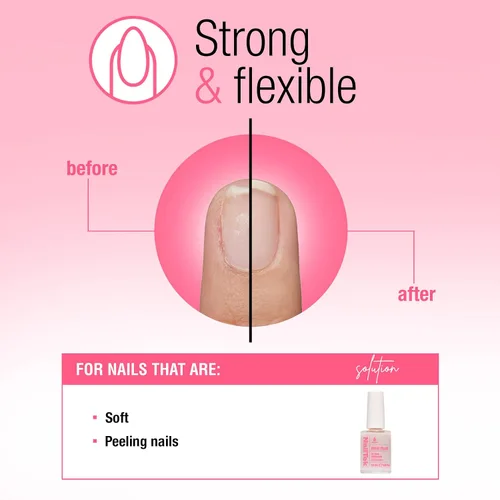 Miniatura 3 de Nail Tek Ridge Filler Formula 3 - Relleno transparente para uñas, capa base, esmalte fortalecedor de uñas para uñas duras y quebradizas, 0.5 onzas