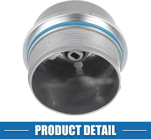 Miniatura 6 de Tapa de Cubierta del Filtro de Aceite del Motor 12583470 para Chevrolet Camaro 3.6L 2010-2015 Tono Metálico Plateado
