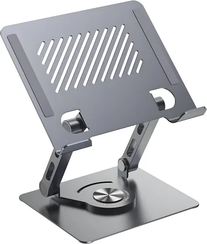 Miniatura 7 de GuaziV Soporte giratorio de 360° para tableta, soporte ajustable para tablet iPad para escritorio, soporte giratorio plegable para iPad