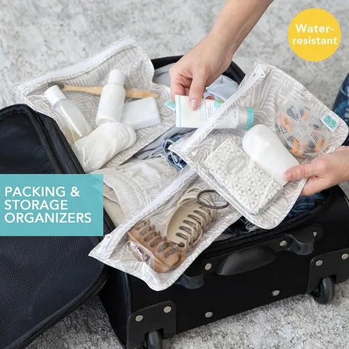 Miniatura 2 de Bolsa impermeable húmeda Bumkins y bolsas de mano húmedas secas para bebé, viaje, traje de baño, pañales de tela, piezas de bomba, piscina, ropa