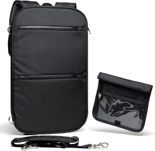 Miniatura 12 de Xtreme Sight Line Bolsa FLEX Faraday para laptops, tabletas y dispositivos electrónicos de tamaño medio ~ Tracking/Hacking Defense ~ Rojo