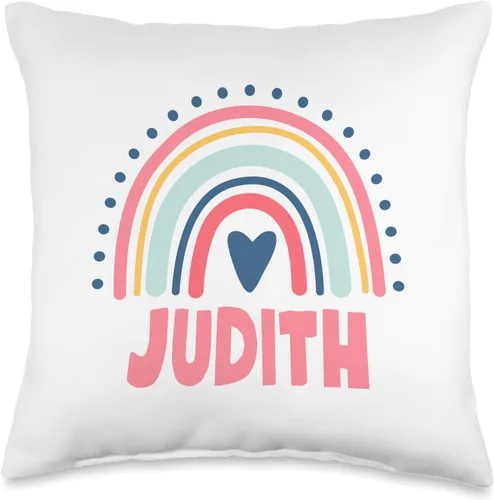 Idea Regalo Personalizzata con Nome Gifts Idea Judith Name Custom Woman Myth Legend - Almohada para fiesta de cumpleaños, 16 x 16 pulgadas,