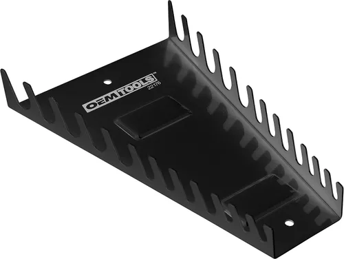 OEMTOOLS 22176 Pro Organizador Magnético de Llaves, Riel de Almacenamiento para 12 Llaves, Organizadores de Cajón de Herramientas SAE y Métricas