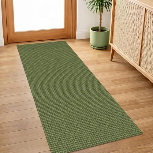 Miniatura 167 de IOHOUZE Alfombra de Área Lavable 4x6 Antideslizante con Respaldo de Goma Alfombras Tejidas para Entrada Interior Alfombras de Dormitorio Alfombra