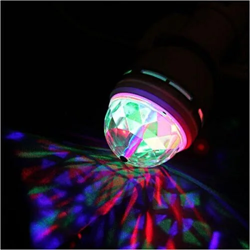 Miniatura 6 de Windspeed Base cristalina cambiante multi de la luz E27 de la etapa del color del bulbo del estroboscópico