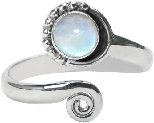 Miniatura 56 de Gemstone Stone Toe Ring 925 Sterling Silver Feet Body Jewellery Handame Toe Ring Gemstone Adjustable Toering For Girls Women Gift Jewellery