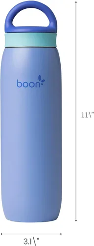 Miniatura 7 de Boon Frosh Enfriador Portátil de Leche Materna - Enfriador de Leche Materna de Acero Inoxidable - Envase de Almacenamiento de Leche Portátil de Azul