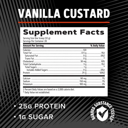 Miniatura 5 de GNC AMP Pure Isolate Whey Protein - Natillas de Vainilla (28 porciones)