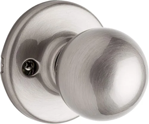 Miniatura 15 de Kwikset Pomo de puerta de entrada Polo con cerradura y llave, manija de puerta exterior con llave segura, pomo de puerta para entrada delantera