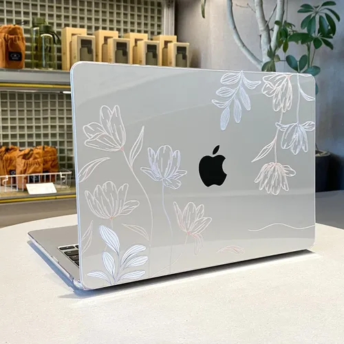 Miniatura 6 de MEEgoodo para MacBook Air de 13.3 pulgadas, funda 2021 2020 2019 2018 A2337 M1 A2179 A1932, carcasa transparente para MacBook Air M1, carcasa dura