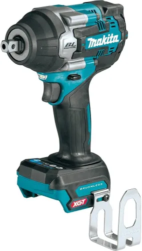 Llave de impacto de 40 V MAX XGT sin escobillas, inalámbrica de 4 velocidades de torsión media de 1/2 pulgadas con herramienta de yunque de retención