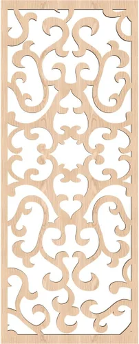 Miniatura 4 de Smithfield Paneles de pared decorativos de madera con calado, 13 3/8 pulgadas de ancho x 34 3/8 pulgadas de alto x 3/8 de alto, roble rojo rojo