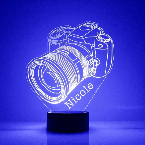 Miniatura 14 de Poste de Barbería Personalizado y Herramientas Letrero LED Lámpara de Luz Nocturna con Control Remoto, Pantalla Iluminada con Nombre o Imagen Barber