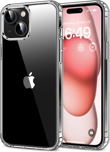 Miniatura 147 de HOOMIL Funda para iPhone 7 Plus/iPhone 8 Plus de 5.5 pulgadas, no amarillea, protección contra caídas, cubierta trasera dura transparente