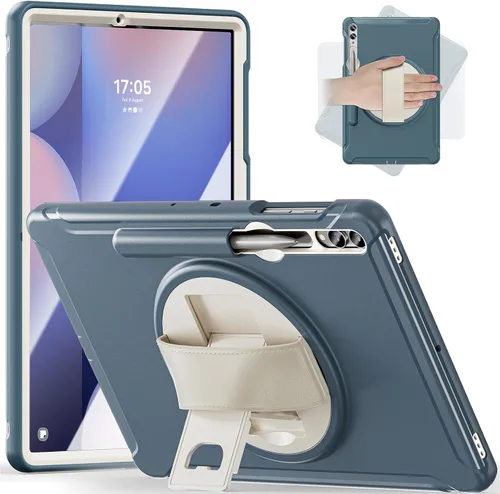 Miniatura 12 de Junfire Funda protectora para Galaxy Tab S10 Lite/S10 FE/S9 FE 5G/S9 con soporte para lápiz capacitivo, Samsung Tab 10.9"/ 11" a prueba de golpes