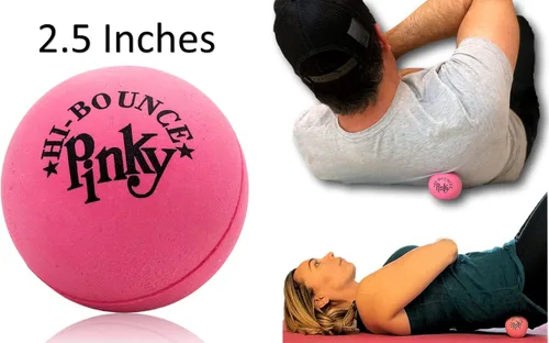 Miniatura 3 de Hi-Bounce Pinky Ball (paquete de 6) por JA-RU. Pelotas hinchables de goma para niños y adultos. Pelota de rebote rosa pequeña. Recuerdos de fiesta