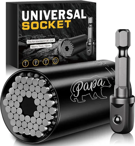 Miniatura 10 de Wareon Juego de herramientas universal de vaso para hombres - Regalos de Navidad para hombres, papá, él, marido, mujeres, cosas geniales, ideas