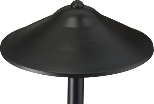 Miniatura 3 de VOLT Max Spread - Luz de camino de latón negro de 12 V (25 pulgadas de alto, pantalla de 9 pulgadas) con bombilla LED G4 blanca cálida de 3 W 2700 K
