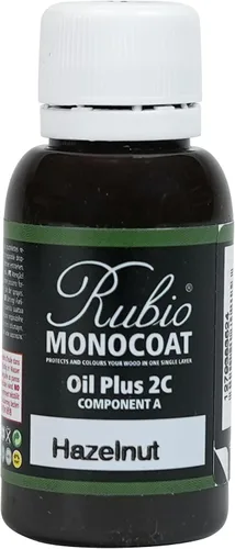 Miniatura 135 de Rubio Monocoat Muestra de Acabado de Aceite para Madera - Puro Aceite Plus Parte A Aceite de Linaza de Secado Rápido y Ecológico para Uso Pure