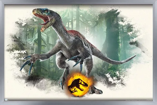 Miniatura 8 de Trends International Jurassic World: Dominion - Póster de pared focal Therizinosaurus, 22.375 x 34 pulgadas, versión premium sin marco