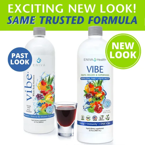 Miniatura 9 de Eniva Health Vibe Liquid Multivitamins Suplementos minerales con vitaminas A, B12, C, D, E y aminoácidos Suplemento diario de frutas y verduras